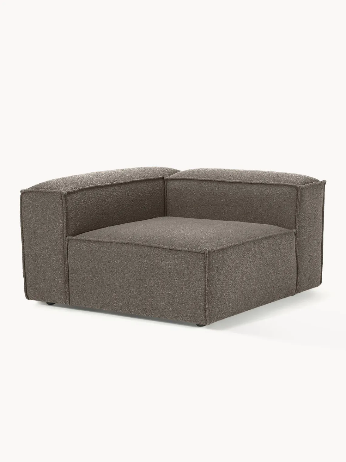 Módulo de esquina en tejido bouclé sofá Lennon Sofás