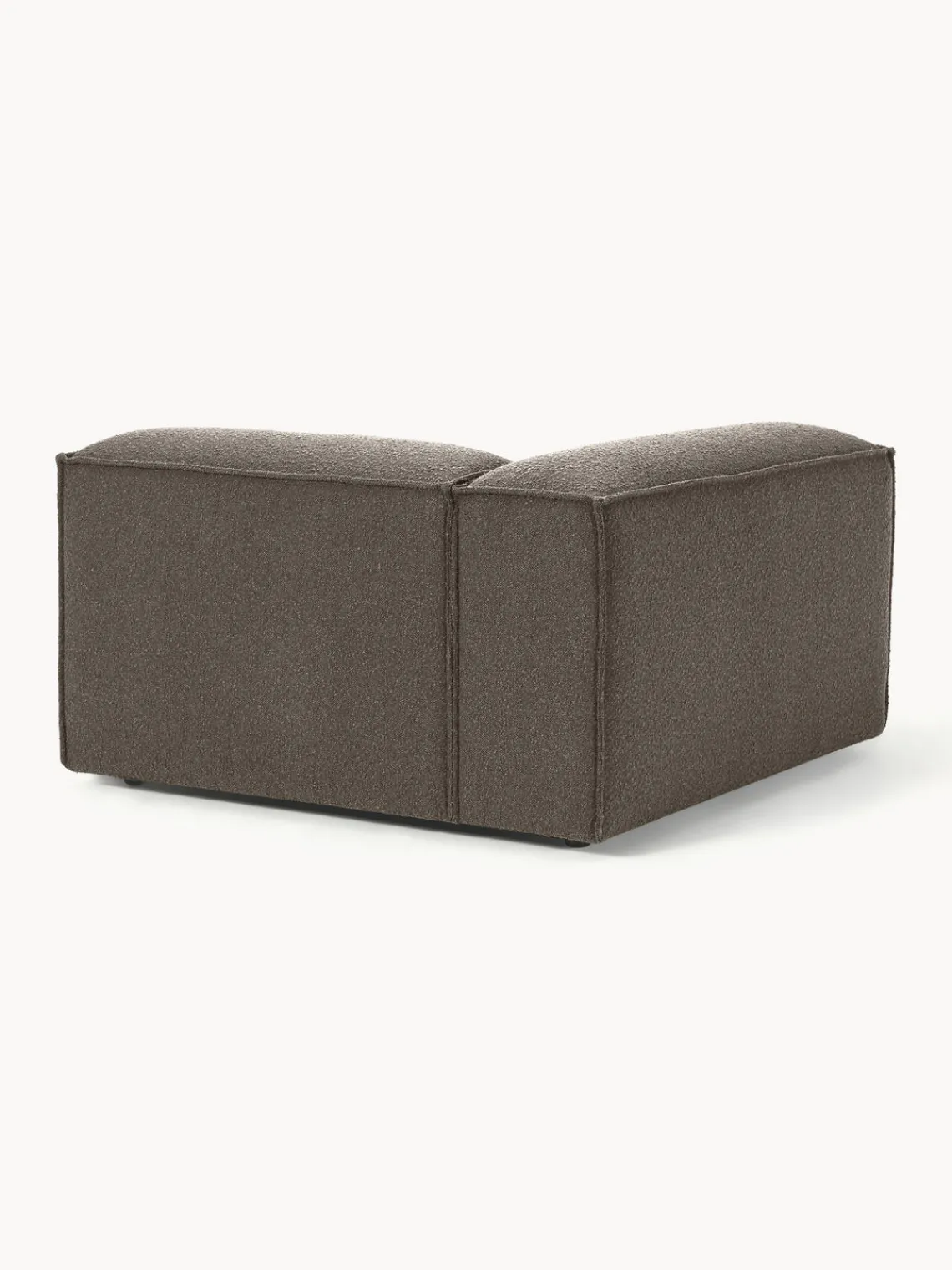 Módulo de esquina en tejido bouclé sofá Lennon Sofás