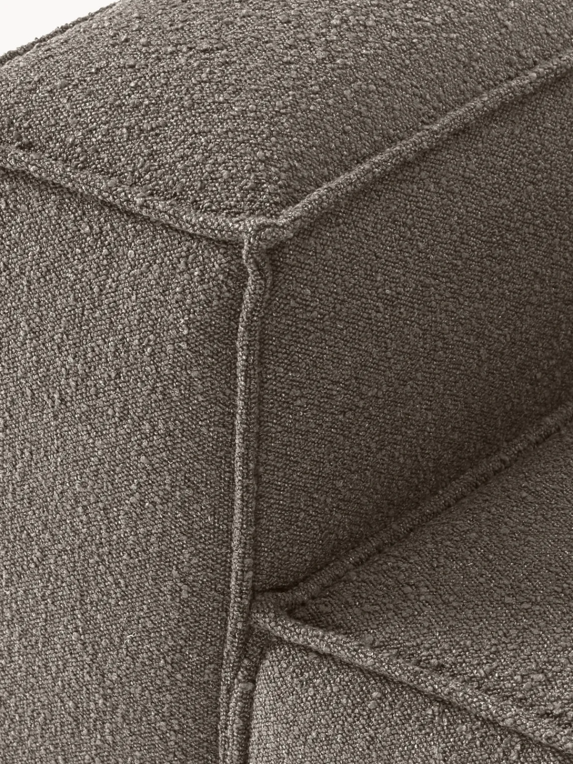 Módulo de esquina en tejido bouclé sofá Lennon Sofás