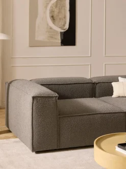 Módulo de esquina en tejido bouclé sofá Lennon Sofás