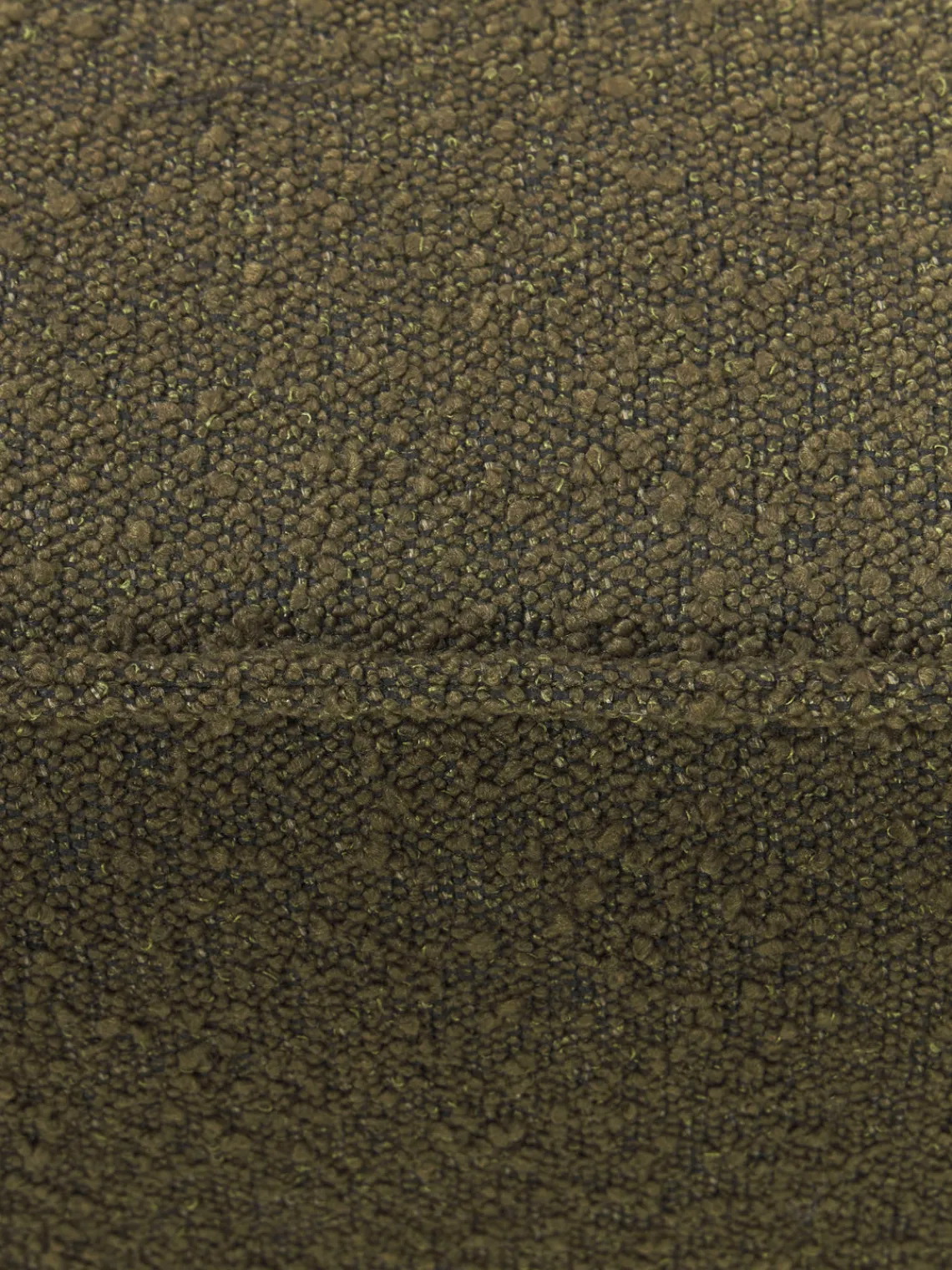 Sofás>Westwing Collection Módulo de esquina en tejido bouclé Lennon Bouclé verde oliva