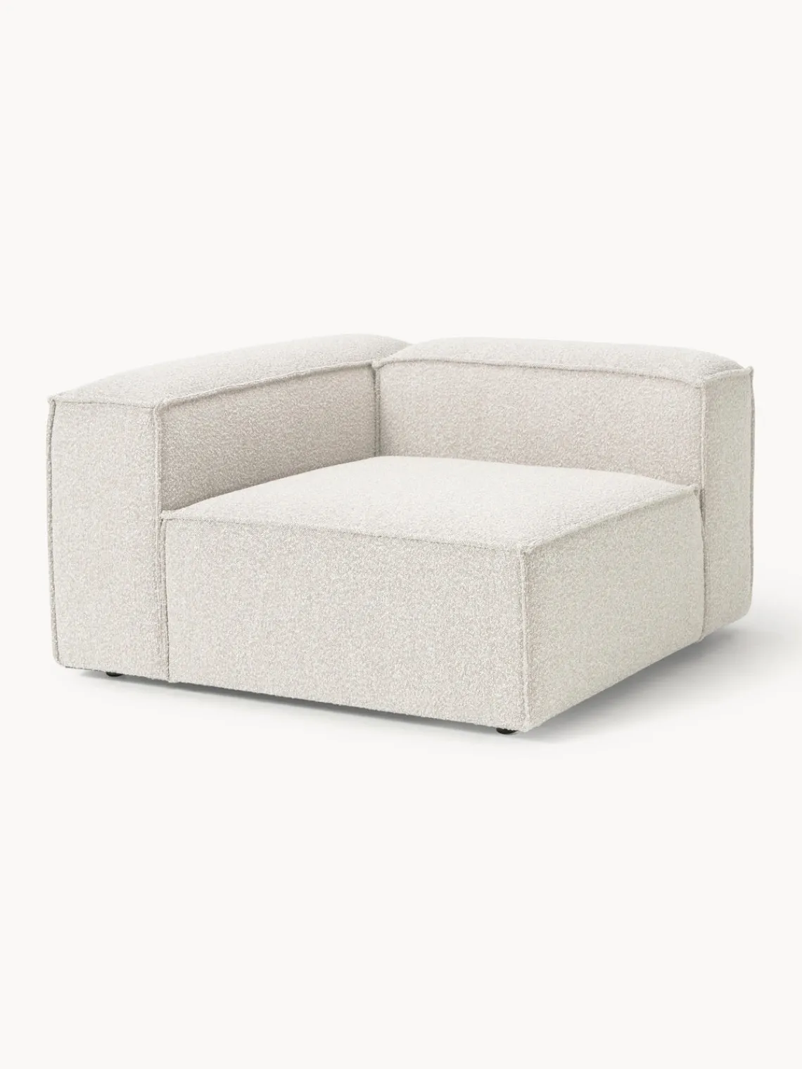 Best Módulo de esquina en tejido bouclé Lennon Sofás