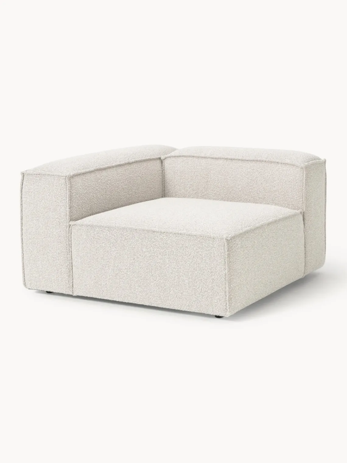 Best Módulo de esquina en tejido bouclé Lennon Sofás
