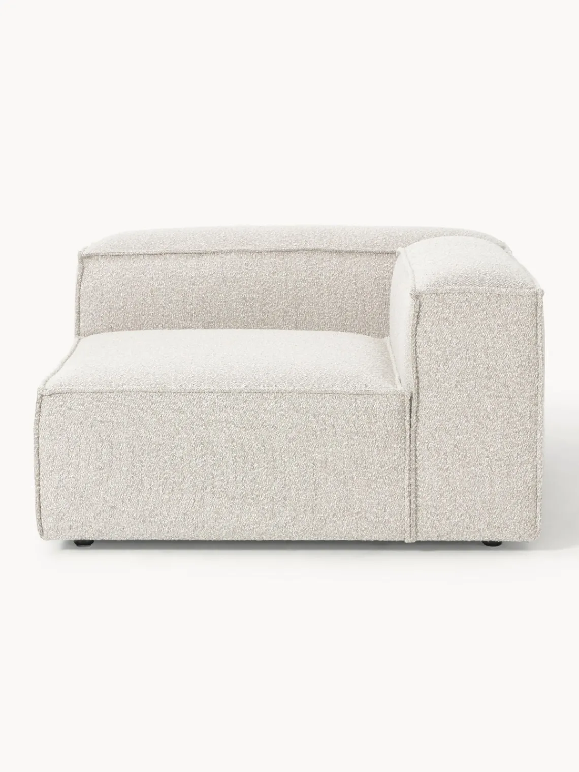 Best Módulo de esquina en tejido bouclé Lennon Sofás