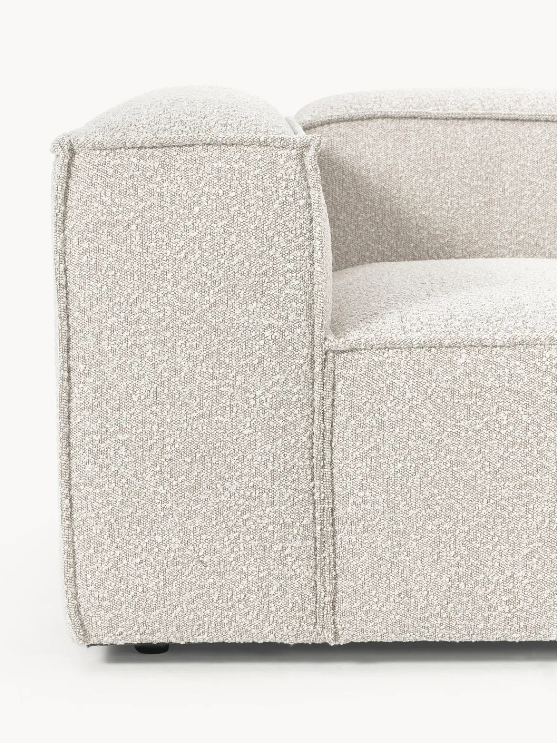 Best Módulo de esquina en tejido bouclé Lennon Sofás