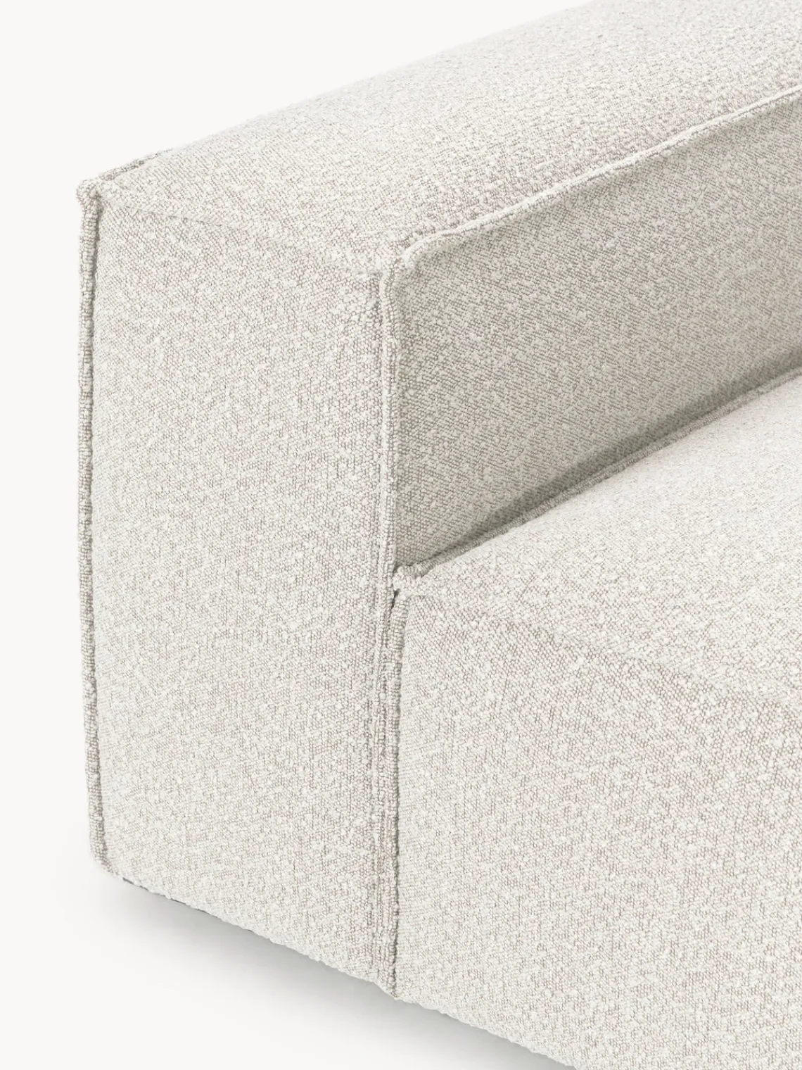 Best Módulo de esquina en tejido bouclé Lennon Sofás