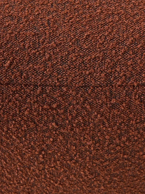 Sofás>Westwing Collection Módulo de esquina en tejido bouclé Tayla Bouclé terracota