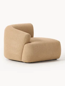 Sofás></noscript>Westwing Collection Módulo de esquina en tejido bouclé Sofia Bouclé beige