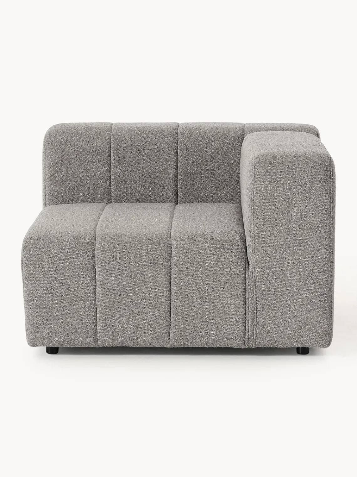 Hot Módulo de esquina en tejido bouclé Lena Sofás