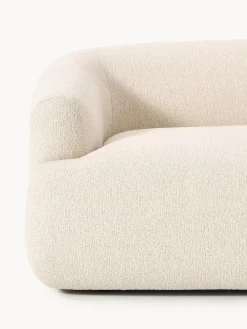 Sofás></noscript>Westwing Collection Módulo de esquina en tejido bouclé Sofia Bouclé beige claro