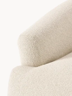 Sofás></noscript>Westwing Collection Módulo de esquina en tejido bouclé Sofia Bouclé beige claro