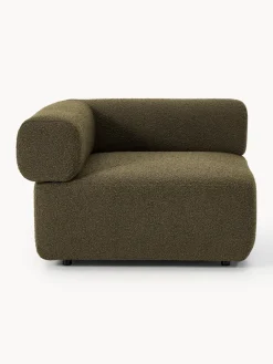 New Módulo de esquina en tejido bouclé Anton Sofás