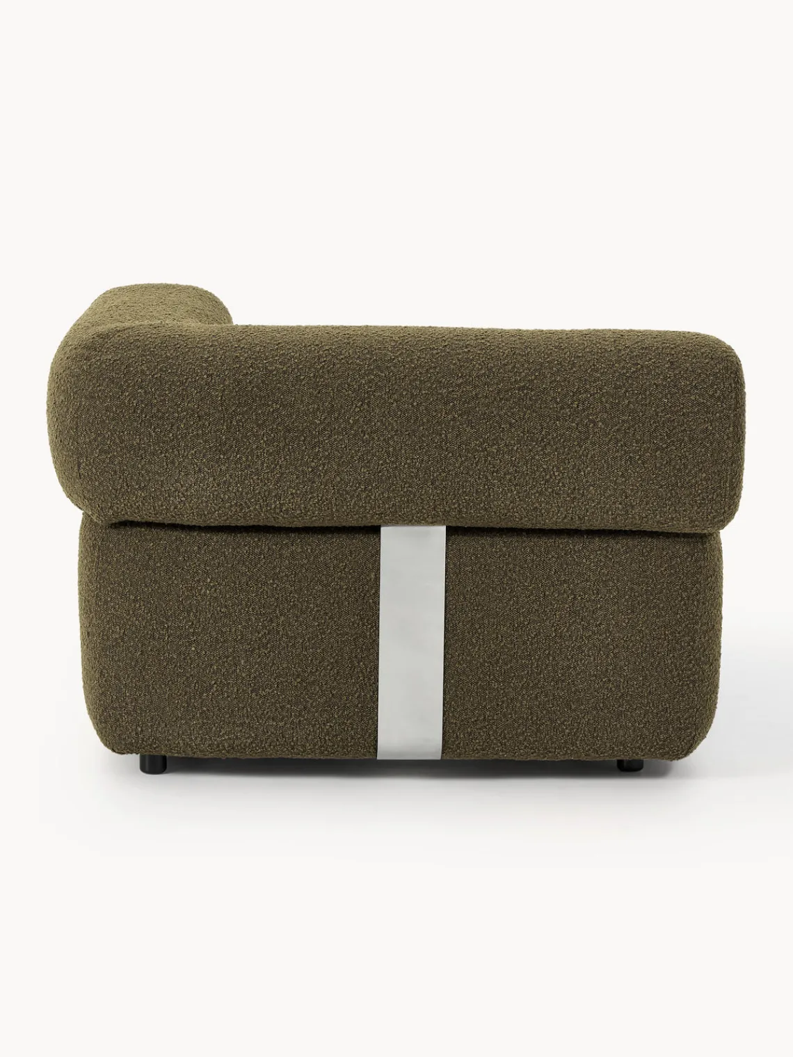 New Módulo de esquina en tejido bouclé Anton Sofás