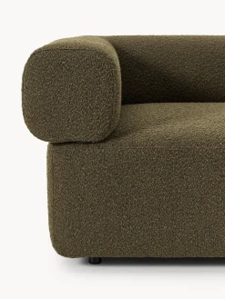 New Módulo de esquina en tejido bouclé Anton Sofás