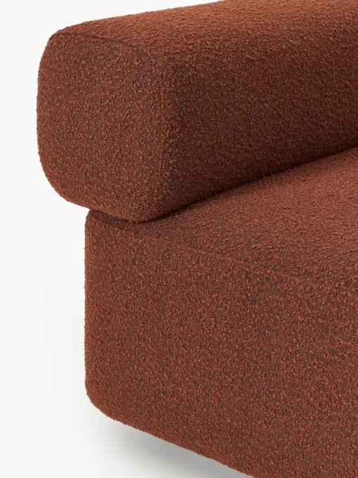 Online Módulo de esquina en tejido bouclé Anton Sofás