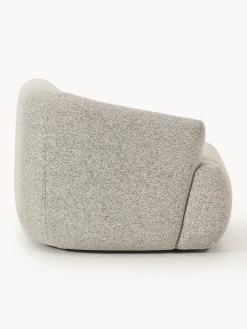 Sofás></noscript>Westwing Collection Módulo de esquina en tejido bouclé Sofia Bouclé jaspeado, beige