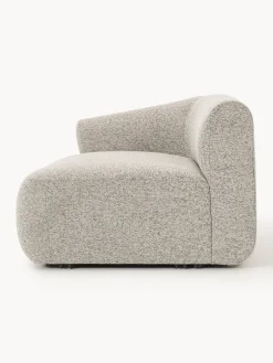 Sofás></noscript>Westwing Collection Módulo de esquina en tejido bouclé Sofia Bouclé jaspeado, beige