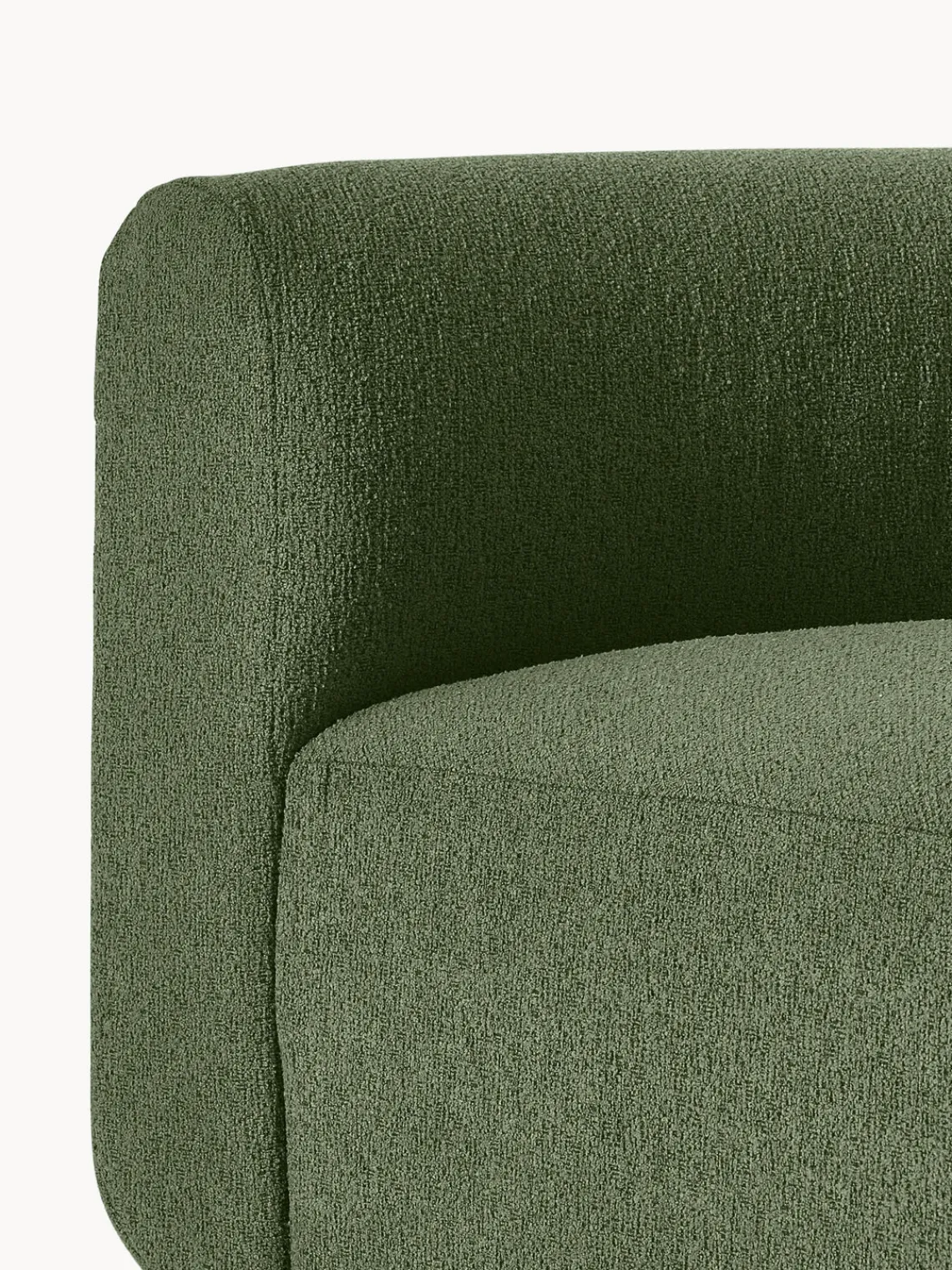 Best Módulo de esquina redondo en tejido bouclé Sofia Sofás