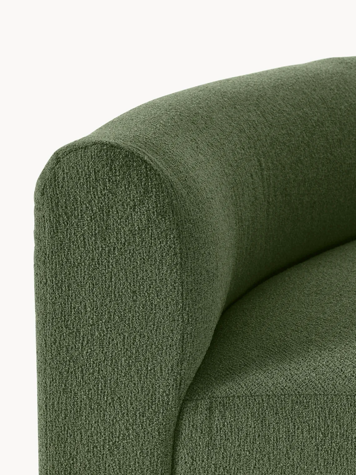 Best Módulo de esquina redondo en tejido bouclé Sofia Sofás