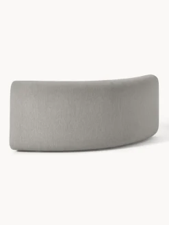 Sofás></noscript>Westwing Collection Módulo de esquina redondo Sofia Tejido grueso gris