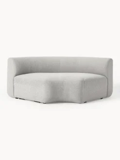 New Módulo de esquina redondo en tejido bouclé Sofia Sofás