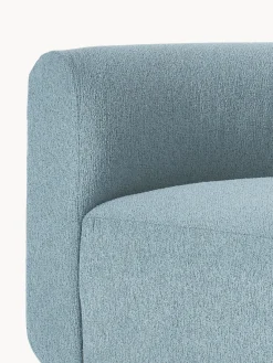 Módulo de esquina redondo en tejido bouclé Sofia Sofás