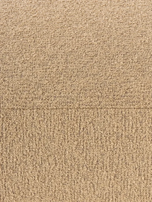 Sofás>Westwing Collection Módulo de esquina redondo en tejido bouclé Sofia Bouclé beige