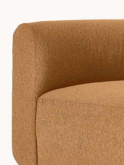 Módulo de esquina redondo en tejido bouclé Sofia Sofás