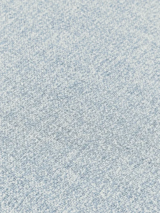 Sofás>Westwing Collection Módulo de esquina redondo en tejido bouclé Wolke Bouclé azul claro