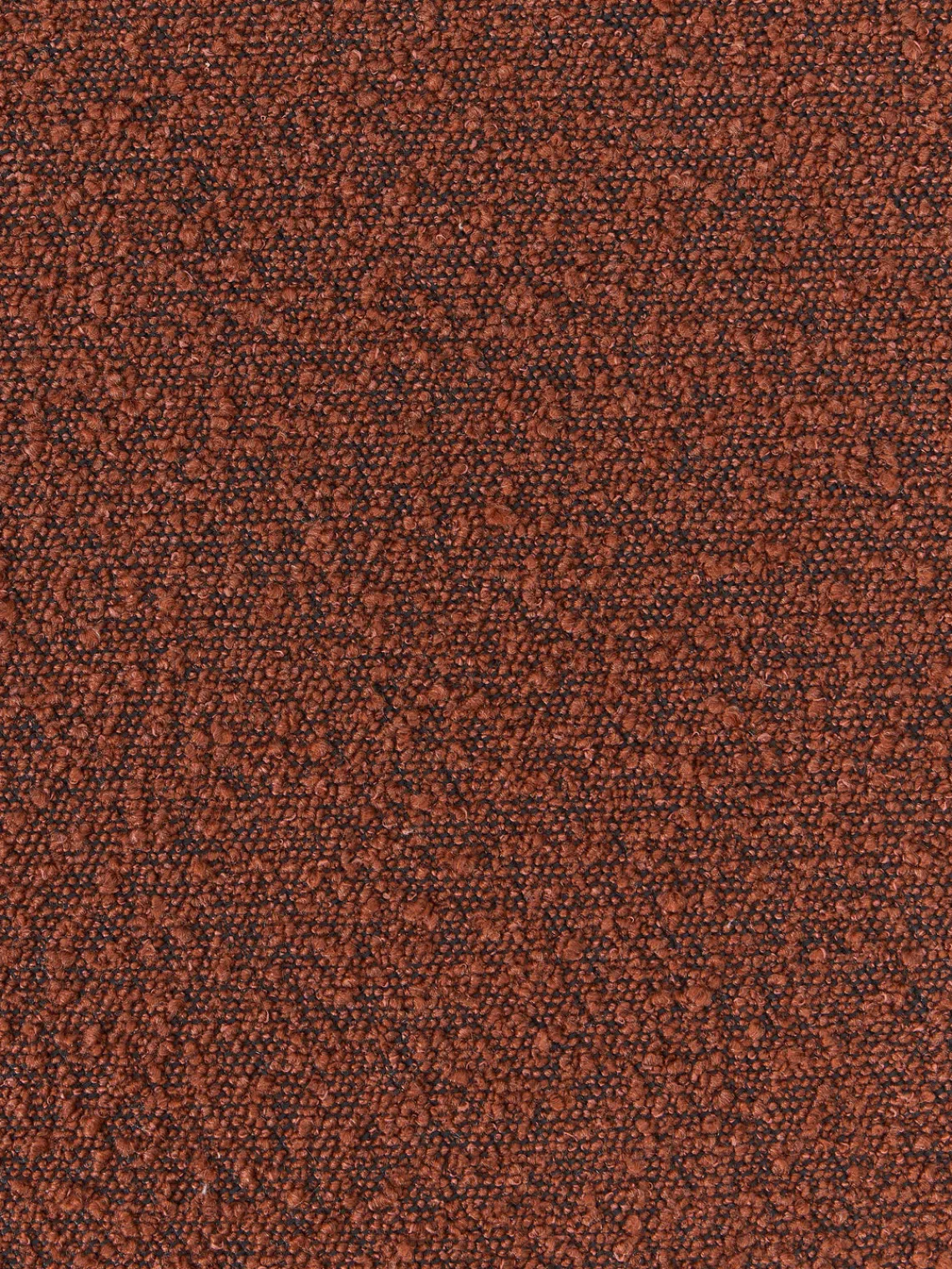 Sofás>Westwing Collection Módulo de esquina redondo en tejido bouclé Anton Bouclé terracota