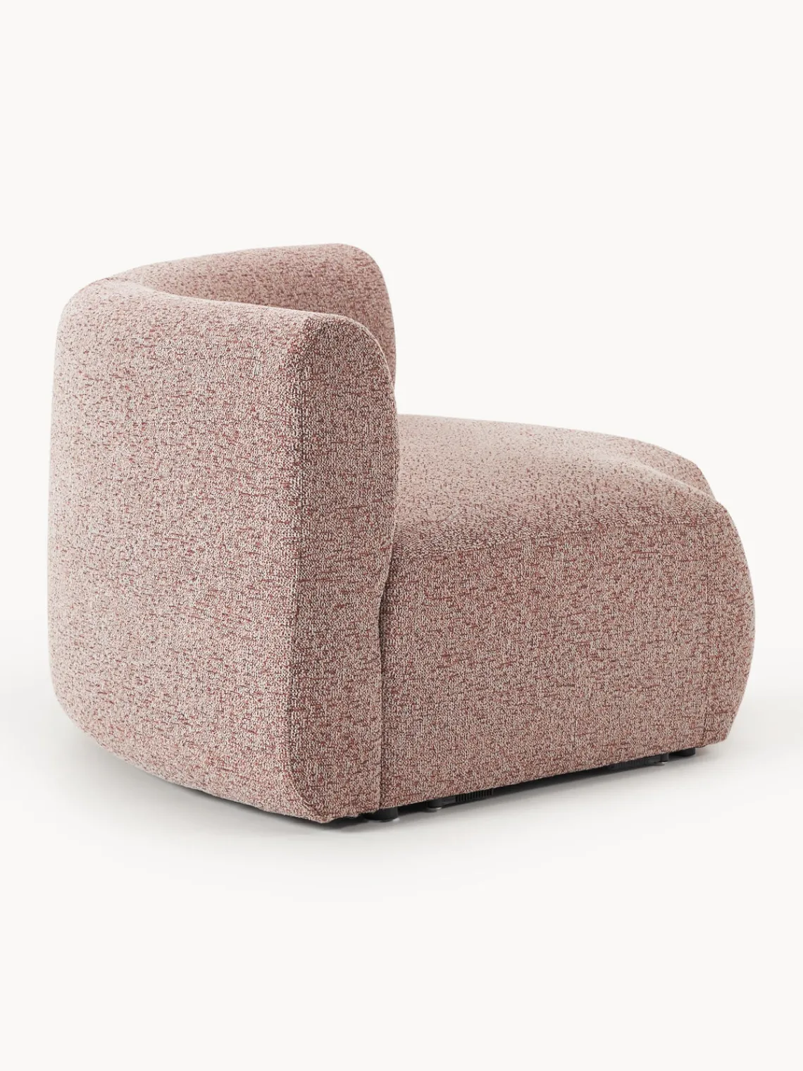 Hot Módulo de esquina redondo en tejido bouclé Sofia Sofás