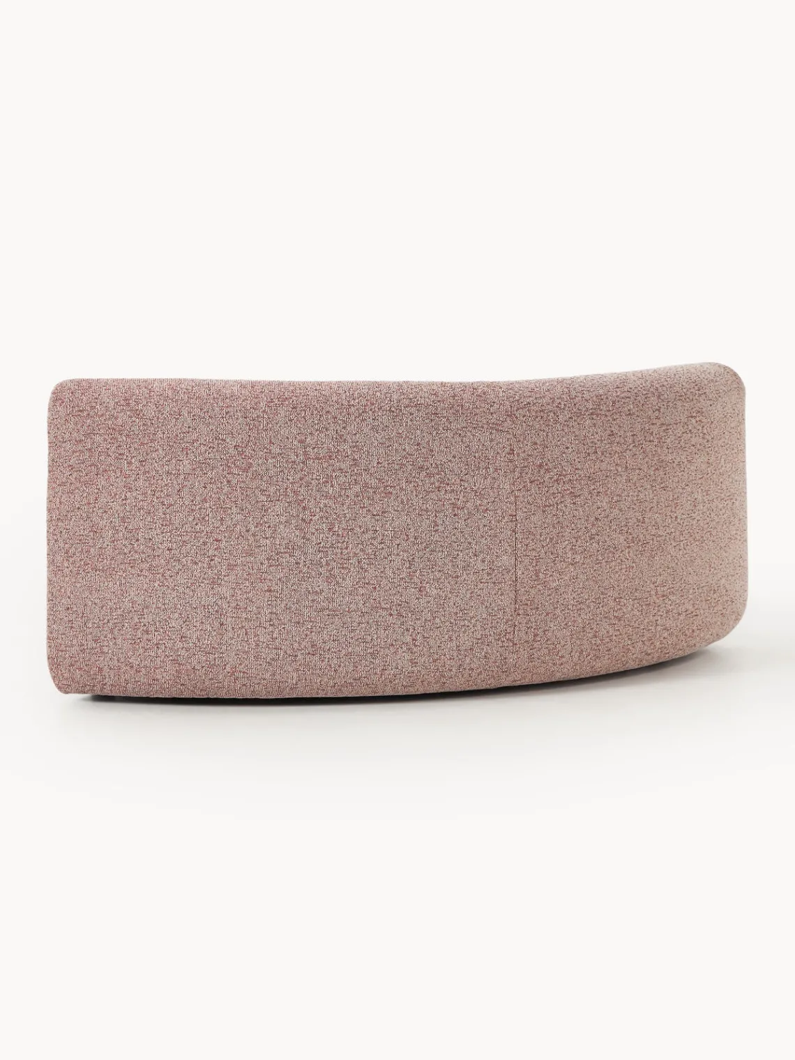 Hot Módulo de esquina redondo en tejido bouclé Sofia Sofás