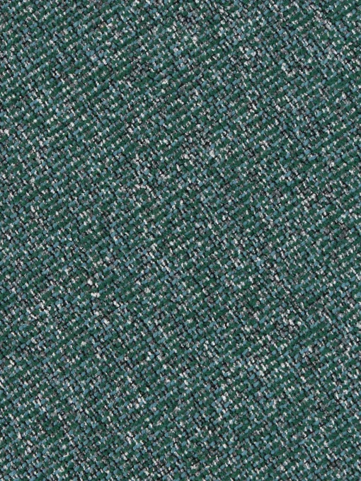 Sofás>Westwing Collection Módulo de esquina redondo en tejido bouclé Sofia Bouclé jaspeado, azul petróleo