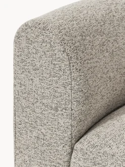 Sofás></noscript>Westwing Collection Módulo de esquina redondo en tejido bouclé Sofia Bouclé jaspeado, beige