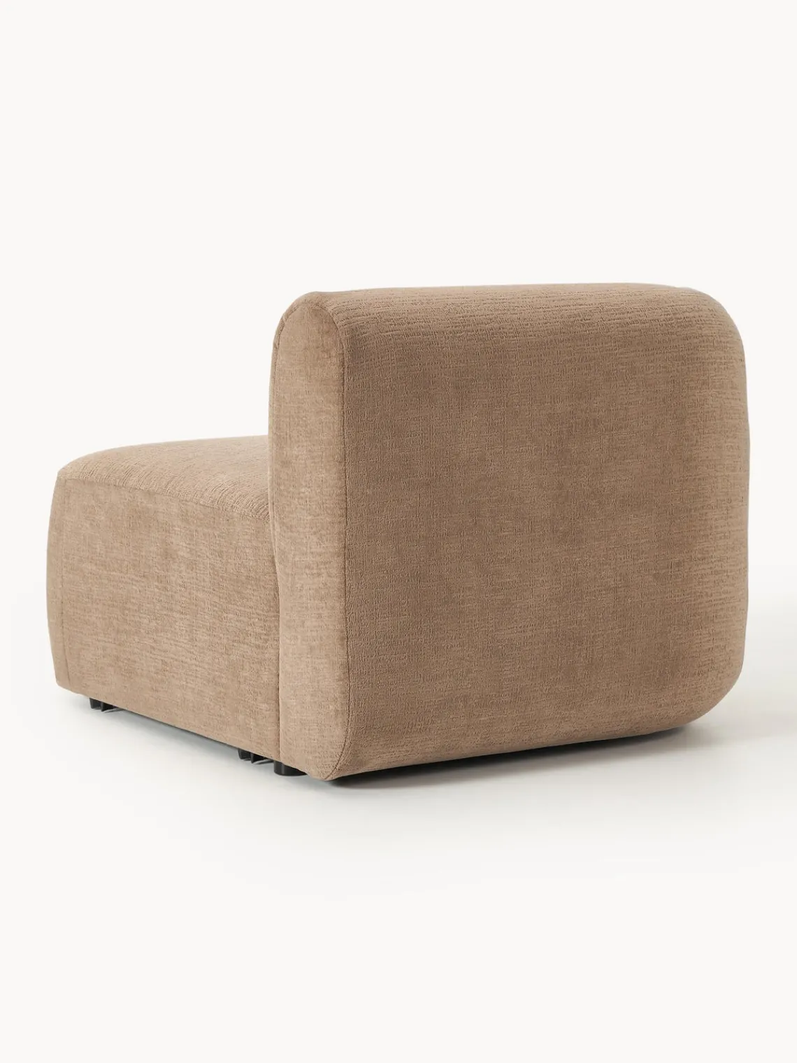 Sofás>Westwing Collection Módulo de esquina Sofia Terciopelo marrón