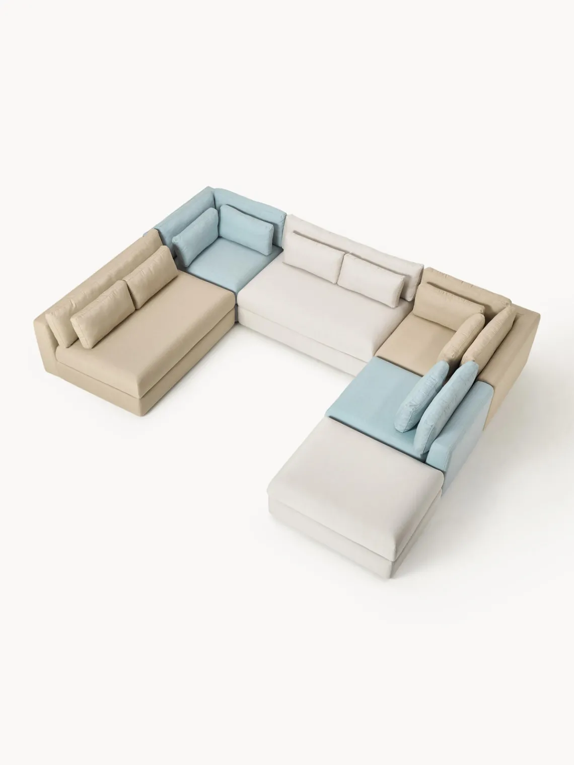 Sofás De Exterior|Sofás De Exterior>Westwing Collection Módulo esquinero de jardín Rabea Beige
