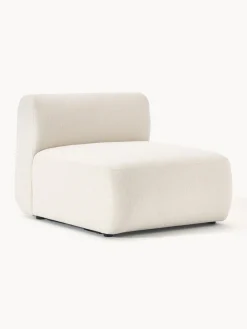 Sofás></noscript>Westwing Collection Módulo intermedio Sofia Tejido grueso blanco crema