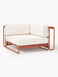 Sofás De Exterior|Sofás De Exterior></noscript>Westwing Collection Módulo rinconera para exterior Caio Blanco Off White, terracota