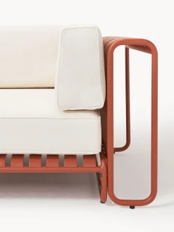 Sofás De Exterior|Sofás De Exterior></noscript>Westwing Collection Módulo rinconera para exterior Caio Blanco Off White, terracota
