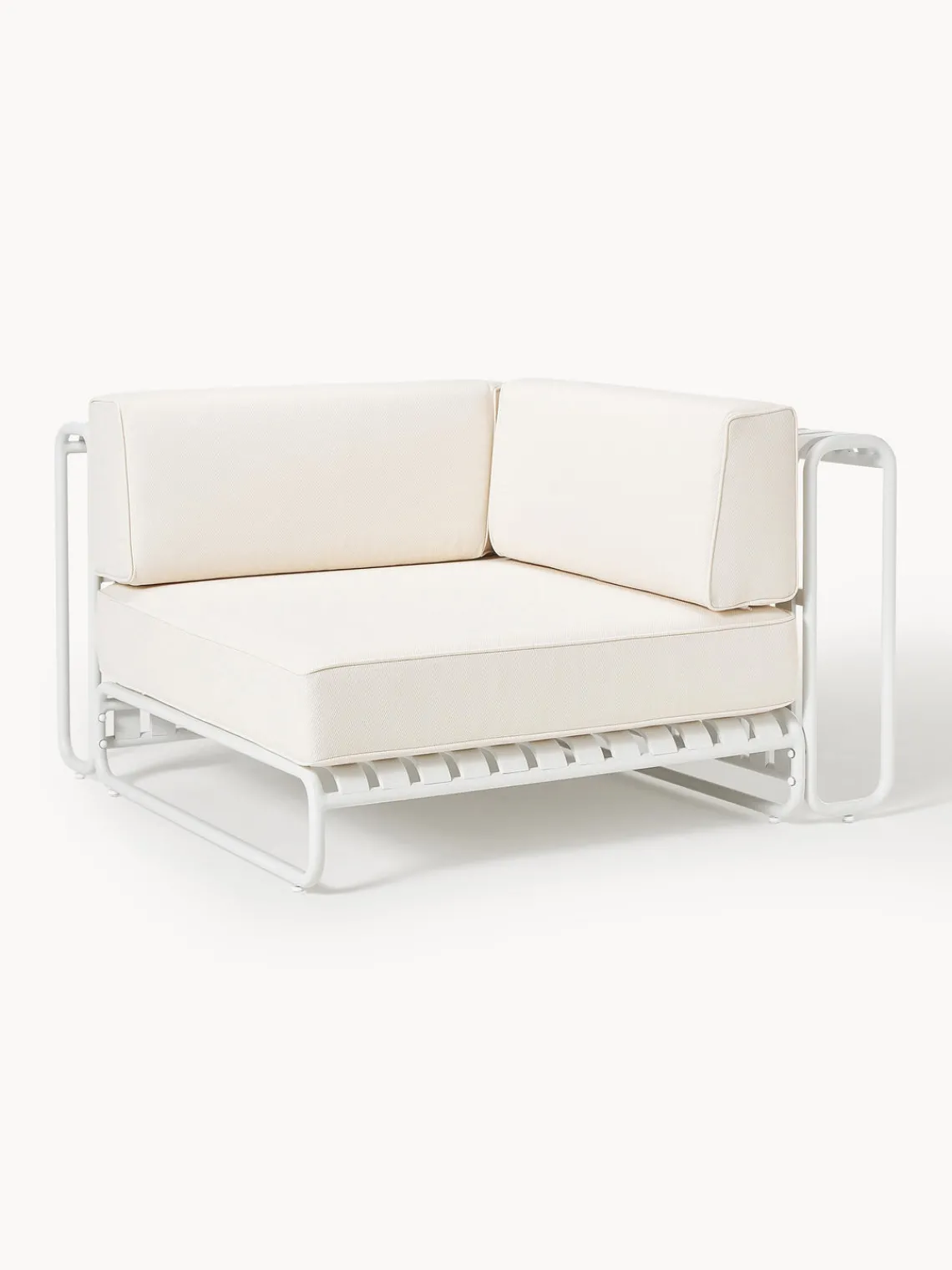 Sofás De Exterior|Sofás De Exterior>Westwing Collection Módulo rinconera para exterior Caio Blanco Off White, blanco