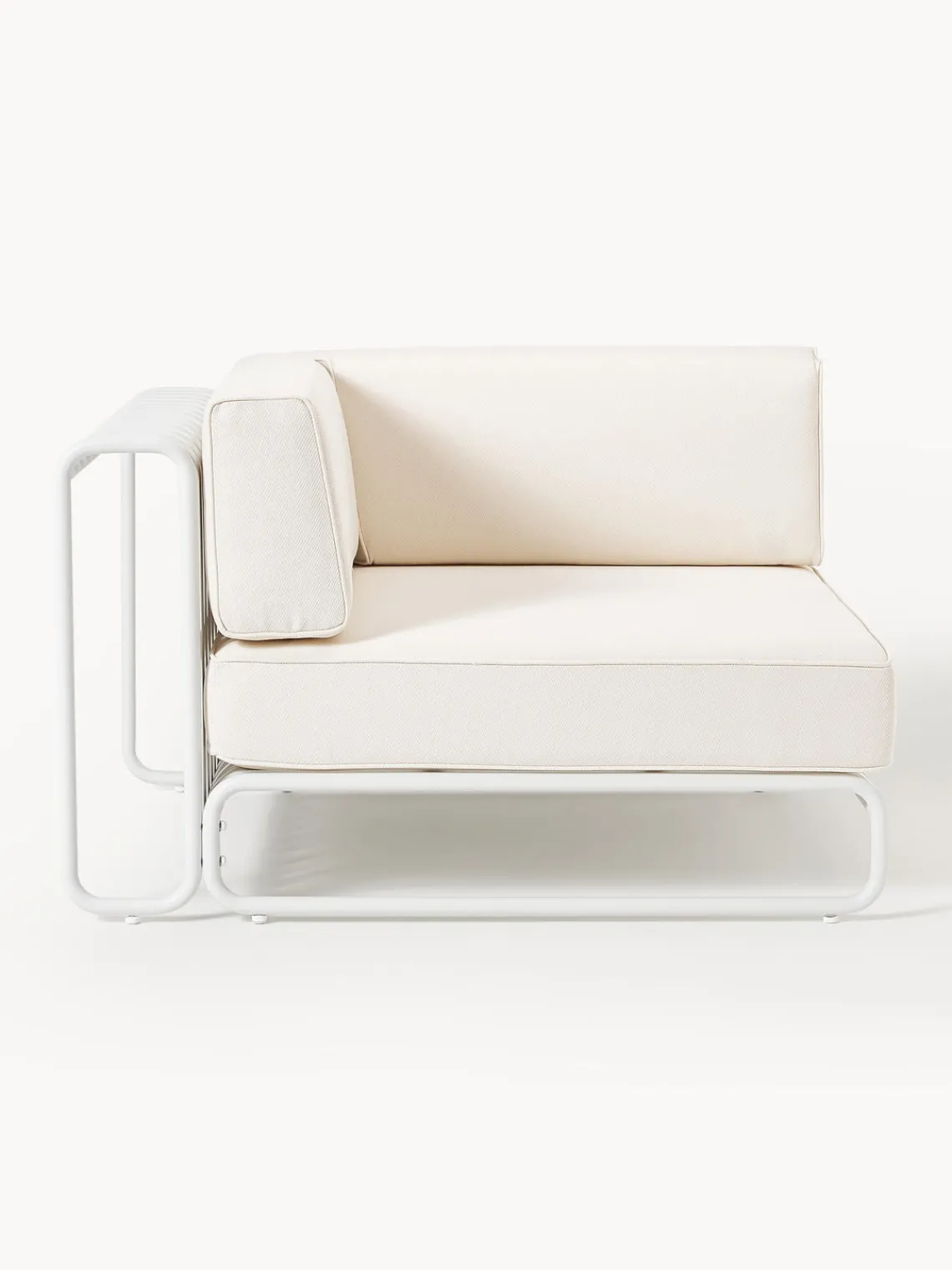 Sofás De Exterior|Sofás De Exterior>Westwing Collection Módulo rinconera para exterior Caio Blanco Off White, blanco