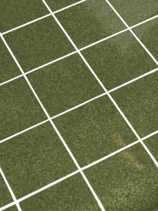 Mesas Auxiliares De Jardín|Mesas De Centro>Westwing Collection Mesa auxiliar de interior/exterior en look azulejo Doug Verde oliva, blanco