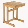 Best Mesa auxiliar de jardín de madera de teca Cero, 45 cm Mesas Auxiliares De Jardín|Mesas Auxiliares De Jardí­N