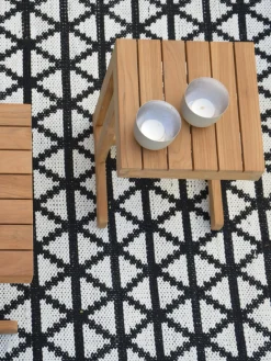 Best Mesa auxiliar de jardín de madera de teca Cero, 45 cm Mesas Auxiliares De Jardín|Mesas Auxiliares De Jardí­N