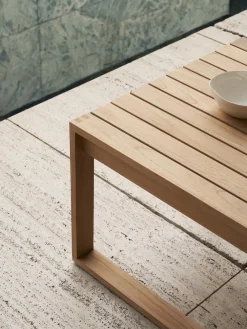 Mesas Auxiliares De Jardín|Mesas Auxiliares De Jardí­N></noscript>Carl Hansen & Søn Mesa auxiliar de jardín plegable de madera de teca BK16