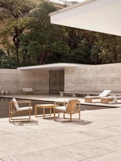 Mesas Auxiliares De Jardín|Mesas Auxiliares De Jardí­N></noscript>Carl Hansen & Søn Mesa auxiliar de jardín plegable de madera de teca BK16