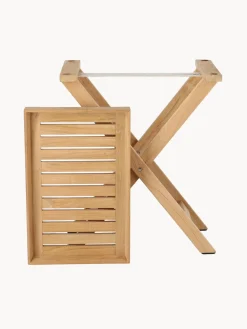 Mesas Auxiliares De Jardín|Mesas Auxiliares De Jardí­N></noscript>Jan Kurtz Mesa auxiliar de jardín plegable de madera de teca Chio