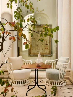 Hot Mesa bistró redonda con tablero de cerámica Carmel, Ø 75 x 63 cm Mesas De Comedor