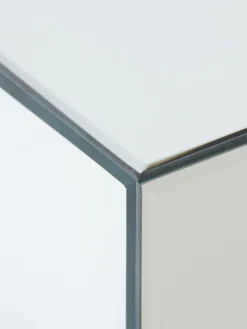 Best Mesa de centro artesanal de cristal de espejo Mirror, 90 cm Mesas De Centro|Mesas De Centro