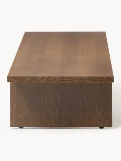 Mesas De Centro|Mesas De Centro></noscript>Westwing Collection Mesa de centro baja de madera Dako Madera de roble lacada en marrón oscuro